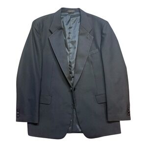 CYRO Mens 44R Black Wool Blend Sport Coat Blazer‎ Jacket